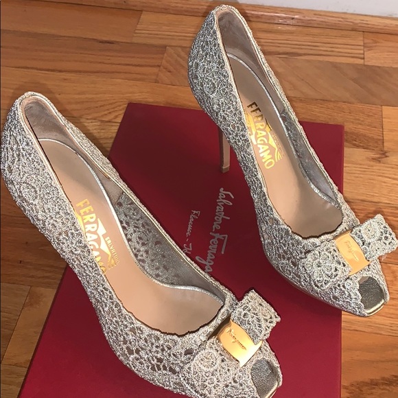 Salvatore Ferragamo Shoes - Brand new Ferragamo peep toe pump